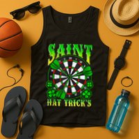 Darts St PatrickS Day St Hat Tricks Dart Board Tank Top