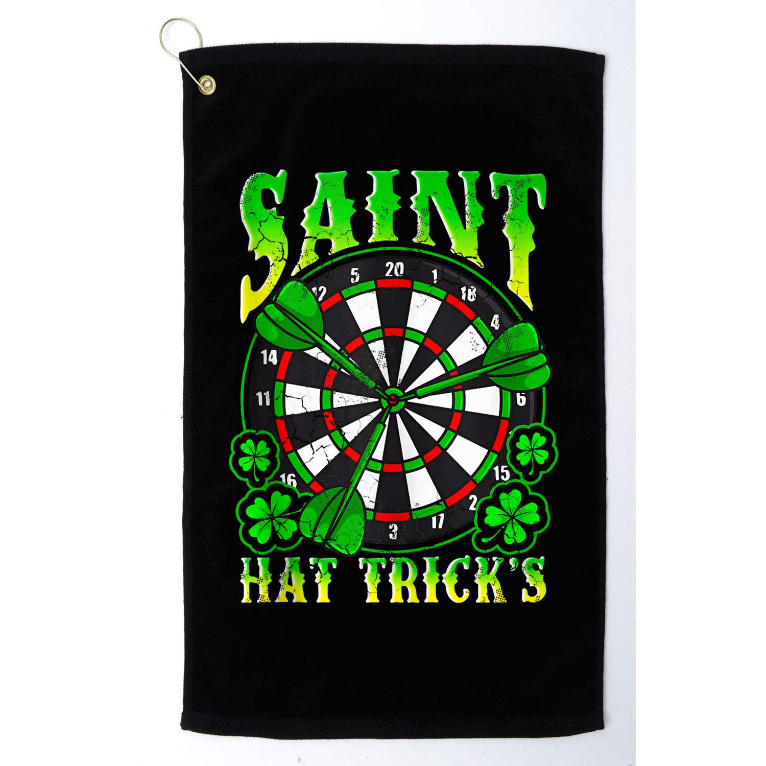 Darts St PatrickS Day St Hat Tricks Dart Board Golf Towel