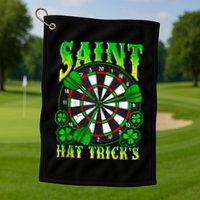 Darts St PatrickS Day St Hat Tricks Dart Board Golf Towel