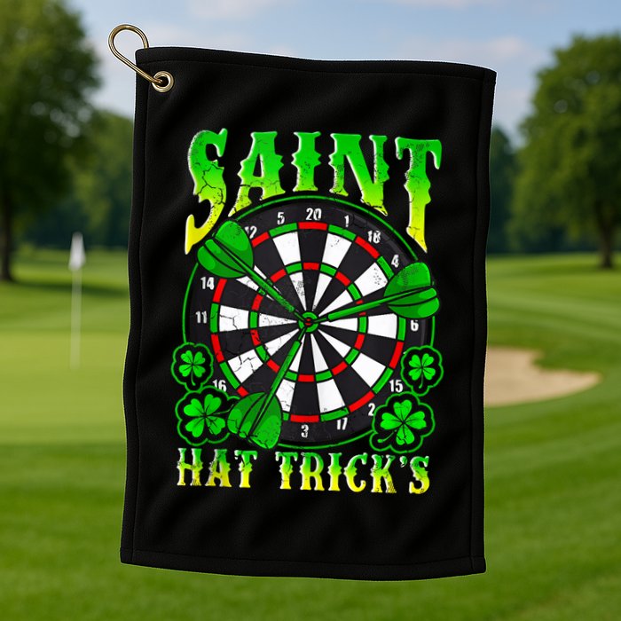 Darts St PatrickS Day St Hat Tricks Dart Board Golf Towel