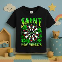 Darts St PatrickS Day St Hat Tricks Dart Board Toddler T-Shirt