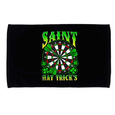 Darts St PatrickS Day St Hat Tricks Dart Board Microfiber Hand Towel