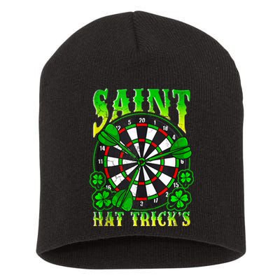 Darts St PatrickS Day St Hat Tricks Dart Board Short Acrylic Beanie