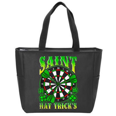 Darts St PatrickS Day St Hat Tricks Dart Board Zip Tote Bag
