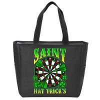 Darts St PatrickS Day St Hat Tricks Dart Board Zip Tote Bag