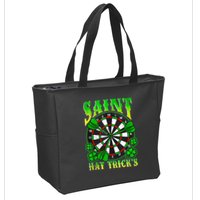 Darts St PatrickS Day St Hat Tricks Dart Board Zip Tote Bag