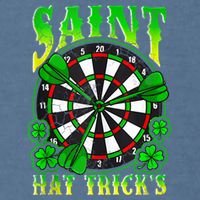 Darts St PatrickS Day St Hat Tricks Dart Board Garment-Dyed Sweatshirt