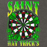 Darts St PatrickS Day St Hat Tricks Dart Board Cotton Canvas Backpack