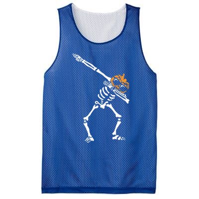 Dab Skeleton Pumpkin Head Jack O Lantern Halloween Humor Meaningful Gift Mesh Reversible Basketball Jersey Tank