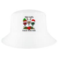 Dear Santa Please Bring Wine Christmas Merry Winemas Cool Comfort Performance Bucket Hat