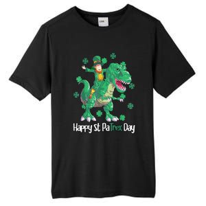 Dino St Patricks Day Leprechaun Tall Fusion ChromaSoft Performance T-Shirt