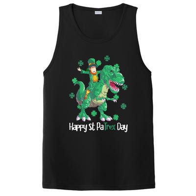 Dino St Patricks Day Leprechaun PosiCharge Competitor Tank