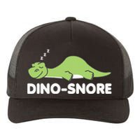 Dino Snore Pajamas Dinosaur Yupoong Adult 5-Panel Trucker Hat