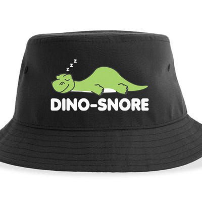 Dino Snore Pajamas Dinosaur Sustainable Bucket Hat