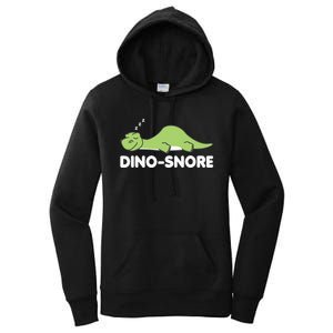 Dino Snore Pajamas Dinosaur Women's Pullover Hoodie