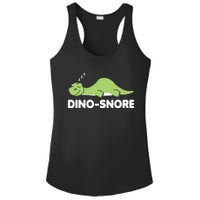 Dino Snore Pajamas Dinosaur Ladies PosiCharge Competitor Racerback Tank