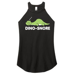 Dino Snore Pajamas Dinosaur Women's Perfect Tri Rocker Tank