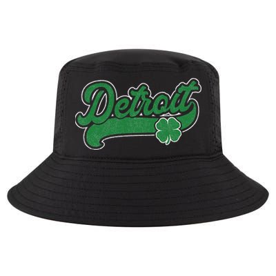 Detroit St. Patrick's Day Shamrock Saint Paddy's Irish Cool Comfort Performance Bucket Hat