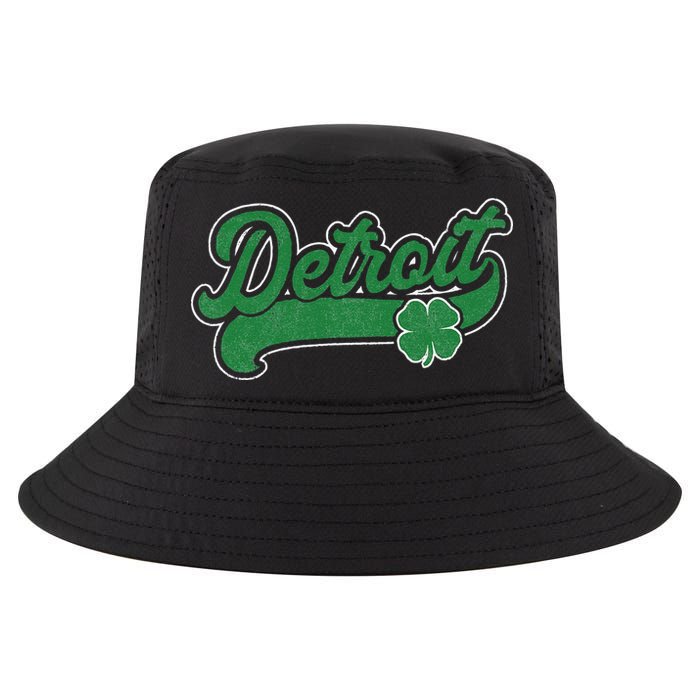 Detroit St. Patrick's Day Shamrock Saint Paddy's Irish Cool Comfort Performance Bucket Hat