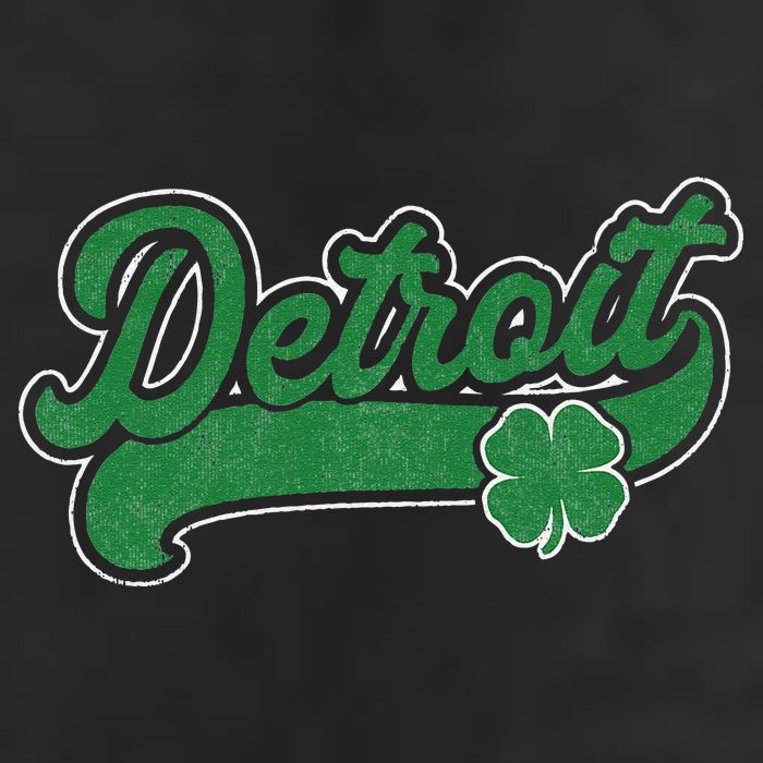 Detroit St. Patrick's Day Shamrock Saint Paddy's Irish Cool Comfort Performance Bucket Hat
