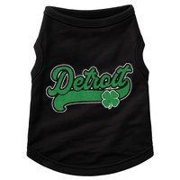 Detroit St. Patrick's Day Shamrock Saint Paddy's Irish Doggie Tank