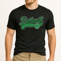 Detroit St. Patrick's Day Shamrock Saint Paddy's Irish Cooling Performance Crew T-Shirt