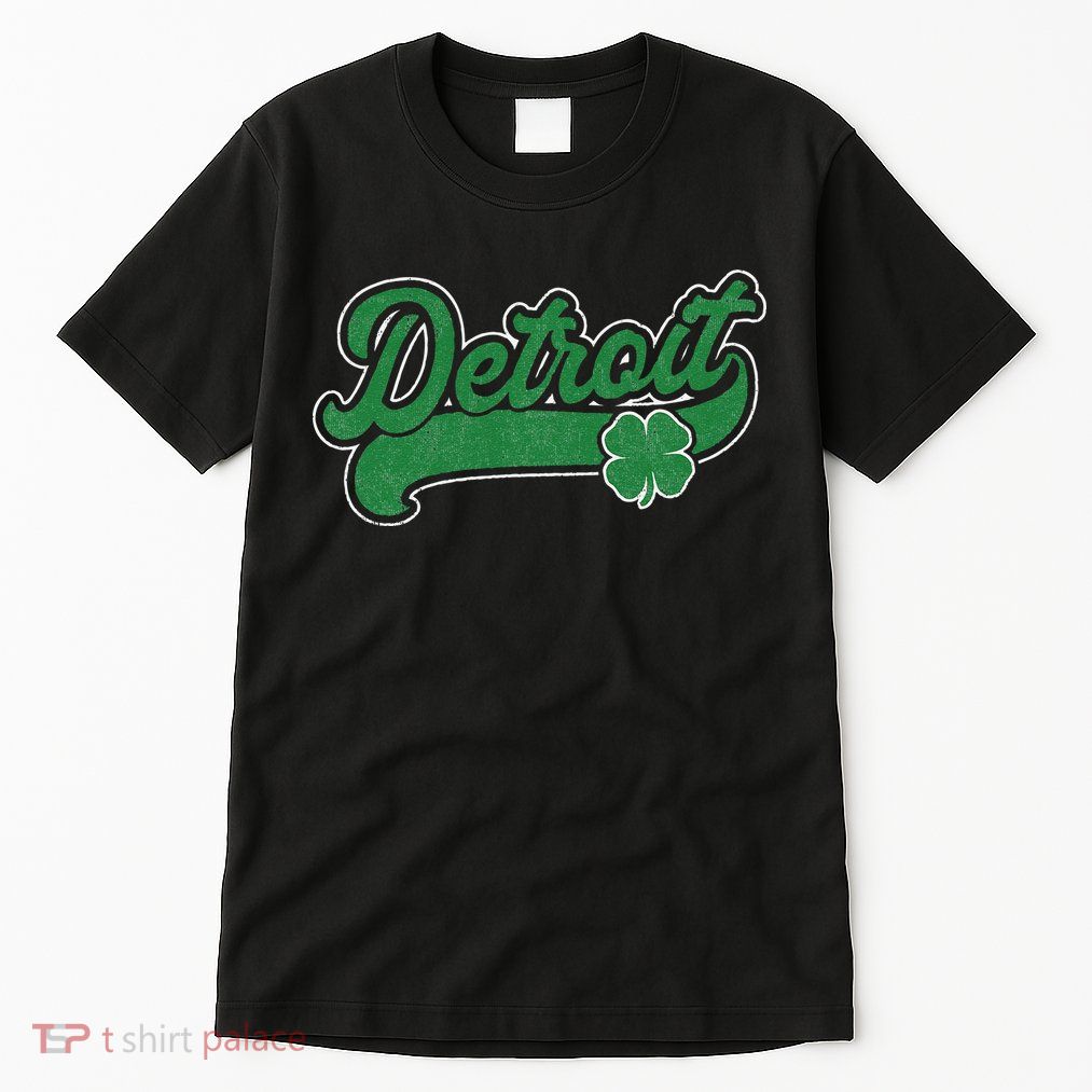 Detroit St. Patrick's Day Shamrock Saint Paddy's Irish Tall T-Shirt