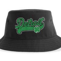Detroit St. Patrick's Day Shamrock Saint Paddy's Irish Sustainable Bucket Hat