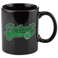 Detroit St. Patrick's Day Shamrock Saint Paddy's Irish 11oz C Handle Ceramic Mug
