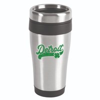 Detroit St. Patrick's Day Shamrock Saint Paddy's Irish 16oz Travel Tumbler