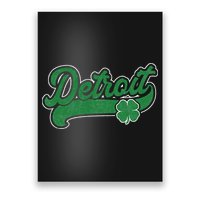 Detroit St. Patrick's Day Shamrock Saint Paddy's Irish Poster