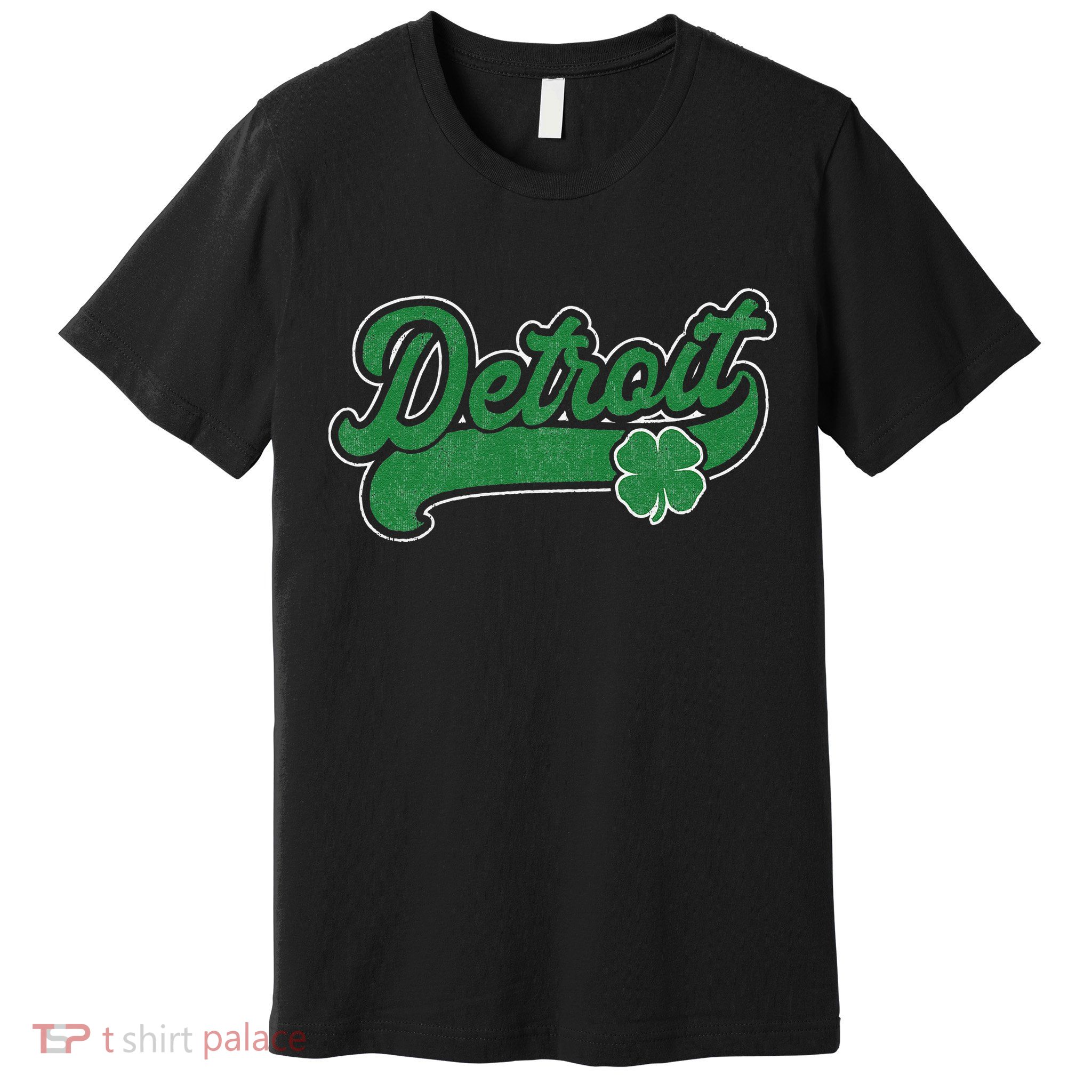 Detroit St. Patrick's Day Shamrock Saint Paddy's Irish Premium T-Shirt
