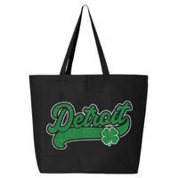 Detroit St. Patrick's Day Shamrock Saint Paddy's Irish 25L Jumbo Tote
