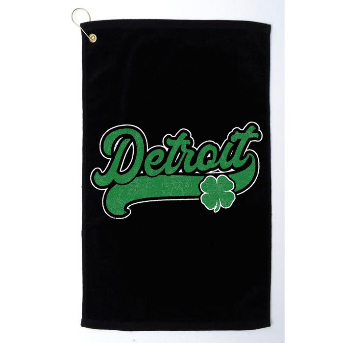 Detroit St. Patrick's Day Shamrock Saint Paddy's Irish Golf Towel