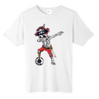 Dabbing Skeleton Pirate Soccer Ball Halloween Costume Day Tall Fusion ChromaSoft Performance T-Shirt