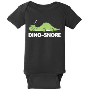 Dino Snore Pajamas Dinosaur Baby Bodysuit