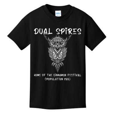 Dual Spires Psych Kids T-Shirt