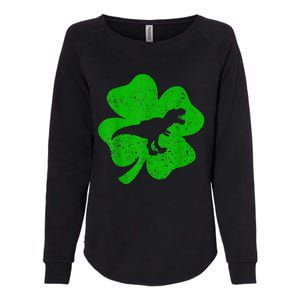 Dino St Patricks Day Shirt K.i.d.s T Rex Shamrock Dinosaur Boys Womens California Wash Sweatshirt