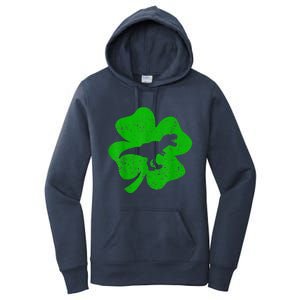 Dino St Patricks Day Shirt K.i.d.s T Rex Shamrock Dinosaur Boys Women's Pullover Hoodie