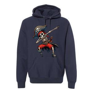 Dabbing Skeleton Pirate Premium Hoodie