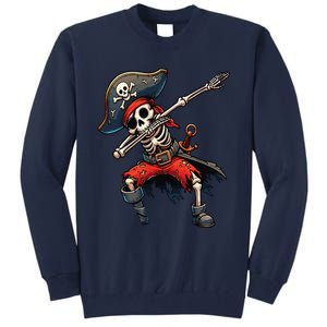 Dabbing Skeleton Pirate Tall Sweatshirt