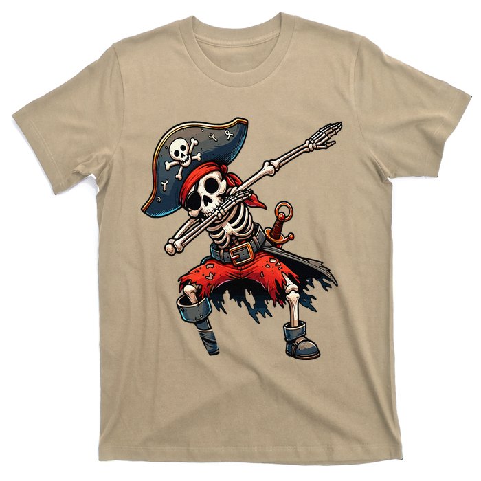 Dabbing Skeleton Pirate T-Shirt