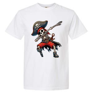 Dabbing Skeleton Pirate Garment-Dyed Heavyweight T-Shirt