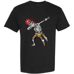 Dabbing Skeleton Pirate Halloween Kids Jolly Roger Pirate Garment-Dyed Heavyweight T-Shirt