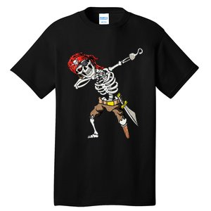 Dabbing Skeleton Pirate Halloween Kids Jolly Roger Pirate Tall T-Shirt