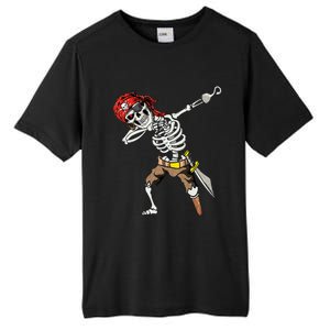 Dabbing Skeleton Pirate Halloween Kids Jolly Roger Pirate Tall Fusion ChromaSoft Performance T-Shirt