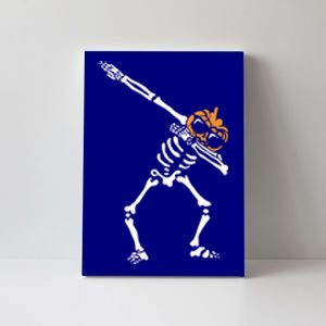 Dab Skeleton Pumpkin Head Jack O Lantern Halloween Humor Gift Canvas