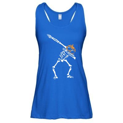 Dab Skeleton Pumpkin Head Jack O Lantern Halloween Humor Gift Ladies Essential Flowy Tank