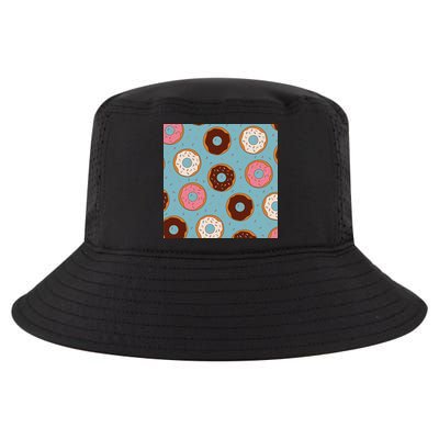 Donut Sweet Pastries Pattern Cool Comfort Performance Bucket Hat