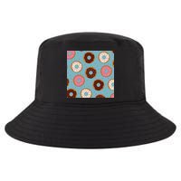 Donut Sweet Pastries Pattern Cool Comfort Performance Bucket Hat